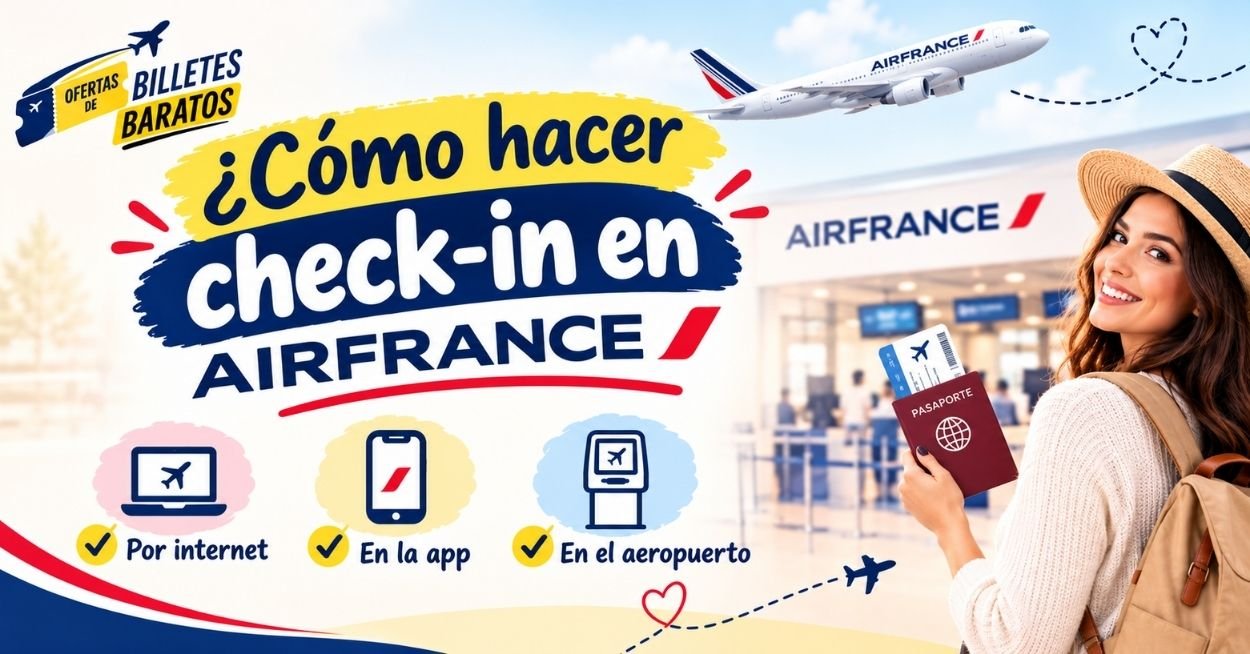¿Cómo hacer check-in en Air France?