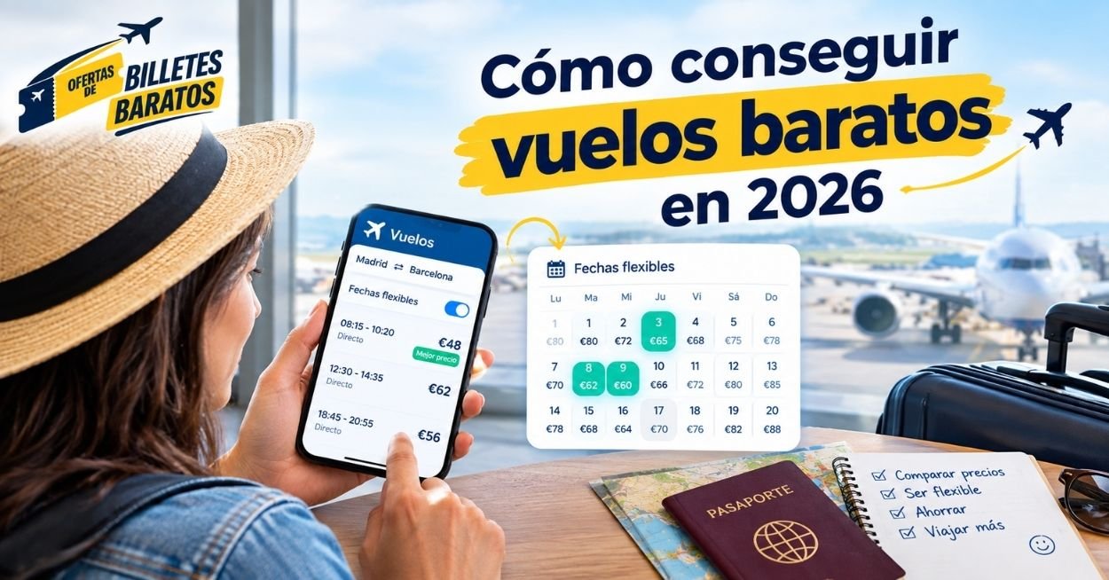Conseguir vuelos baratos